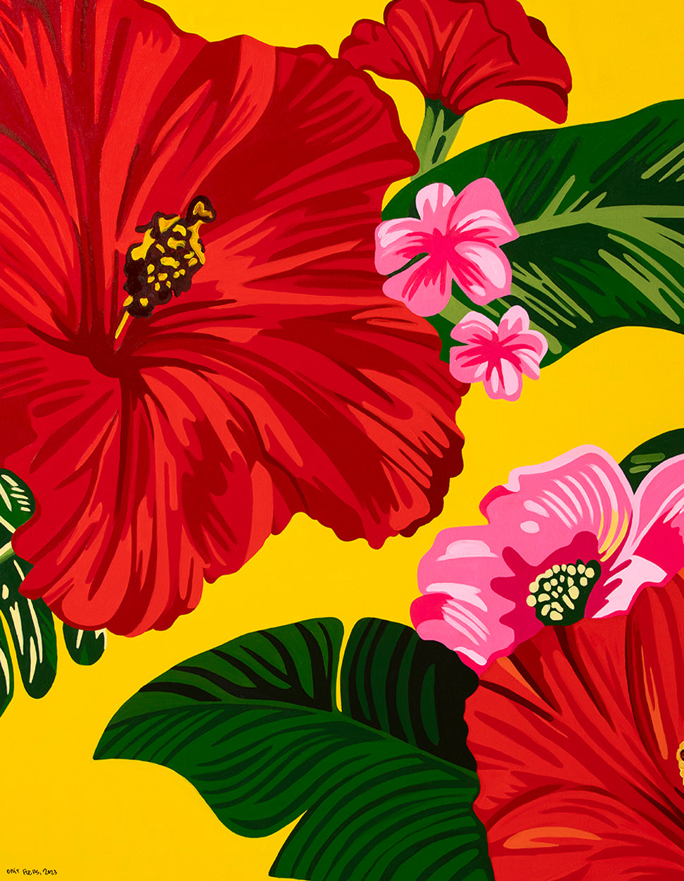 Orit Fuchs, Red Hibiscus 2023 – ORITFUCHS