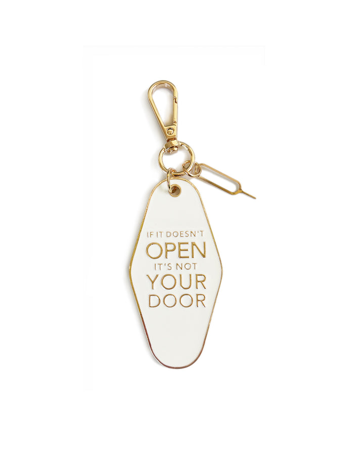 Keychain White Pearl