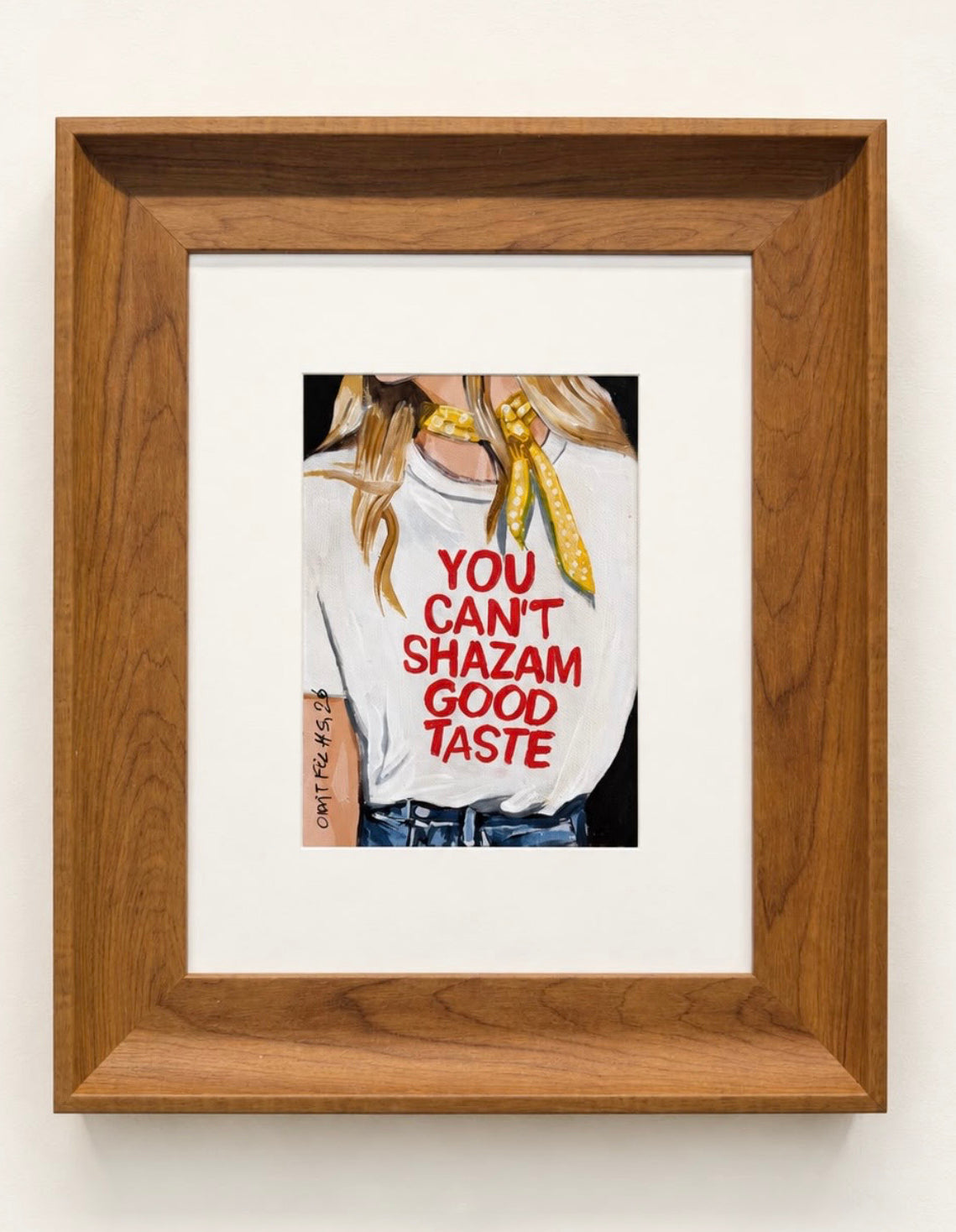 Orit Fuchs, Good Taste, 2026 – Original Acrylic Painting on Canvas