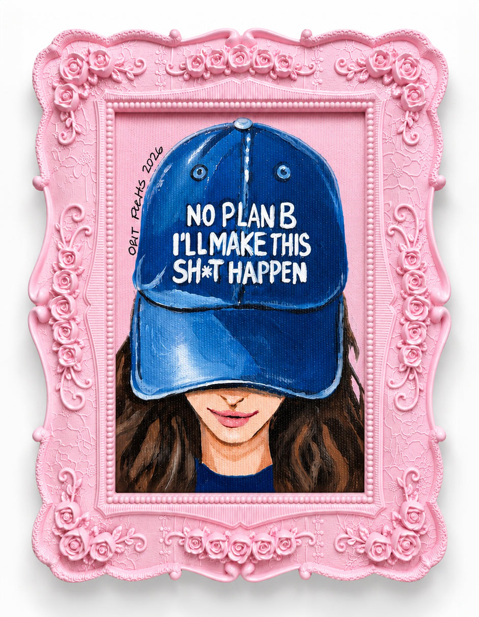 Orit Fuchs I'll Make It Happen, 2026 – Original Acrylic Painting on Canvas
