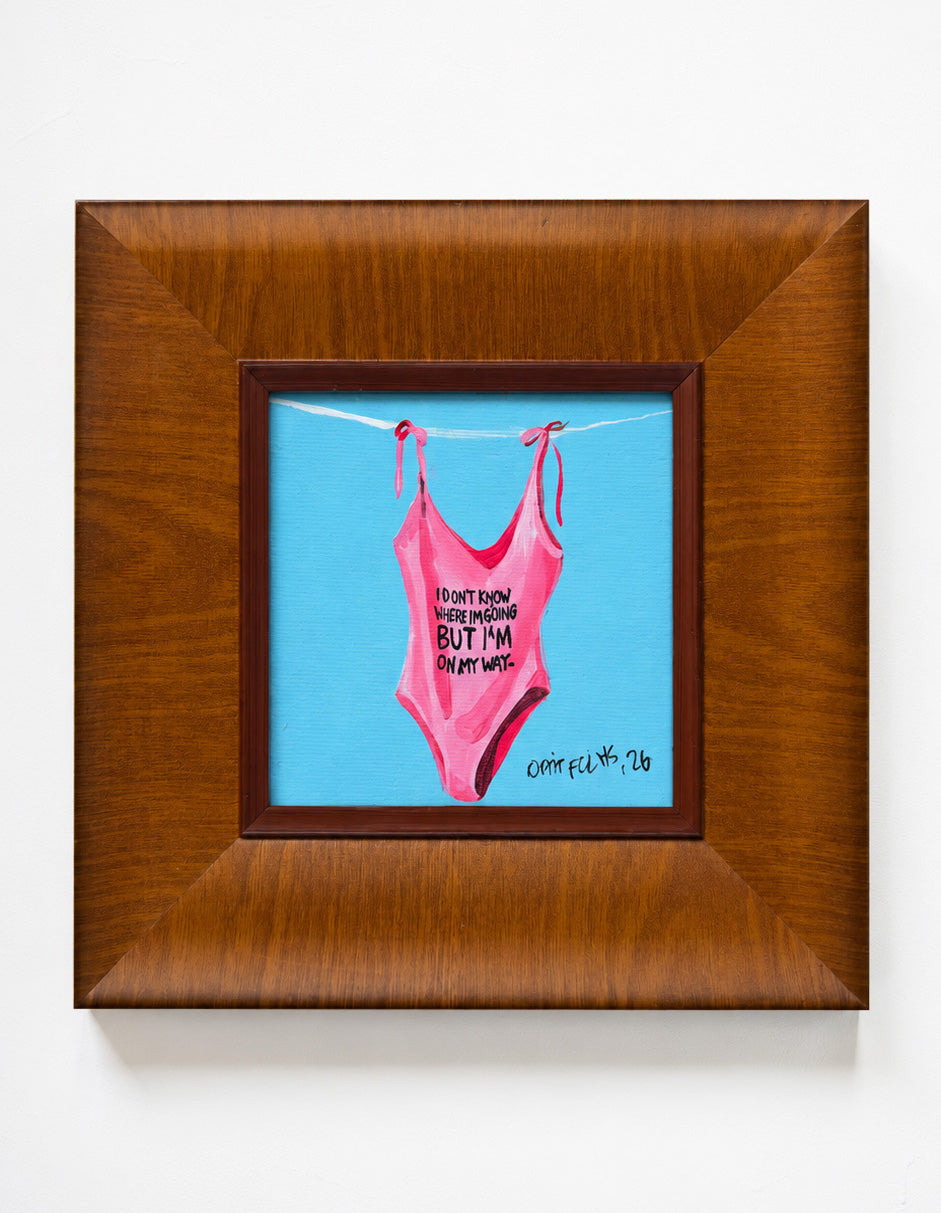 Orit Fuchs,  I'm On My Way, 2026 – Original Acrylic Painting on Canvas