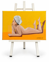 Orit Fuchs, Mini Chris, 2024 – Original Acrylic Painting on Canvas