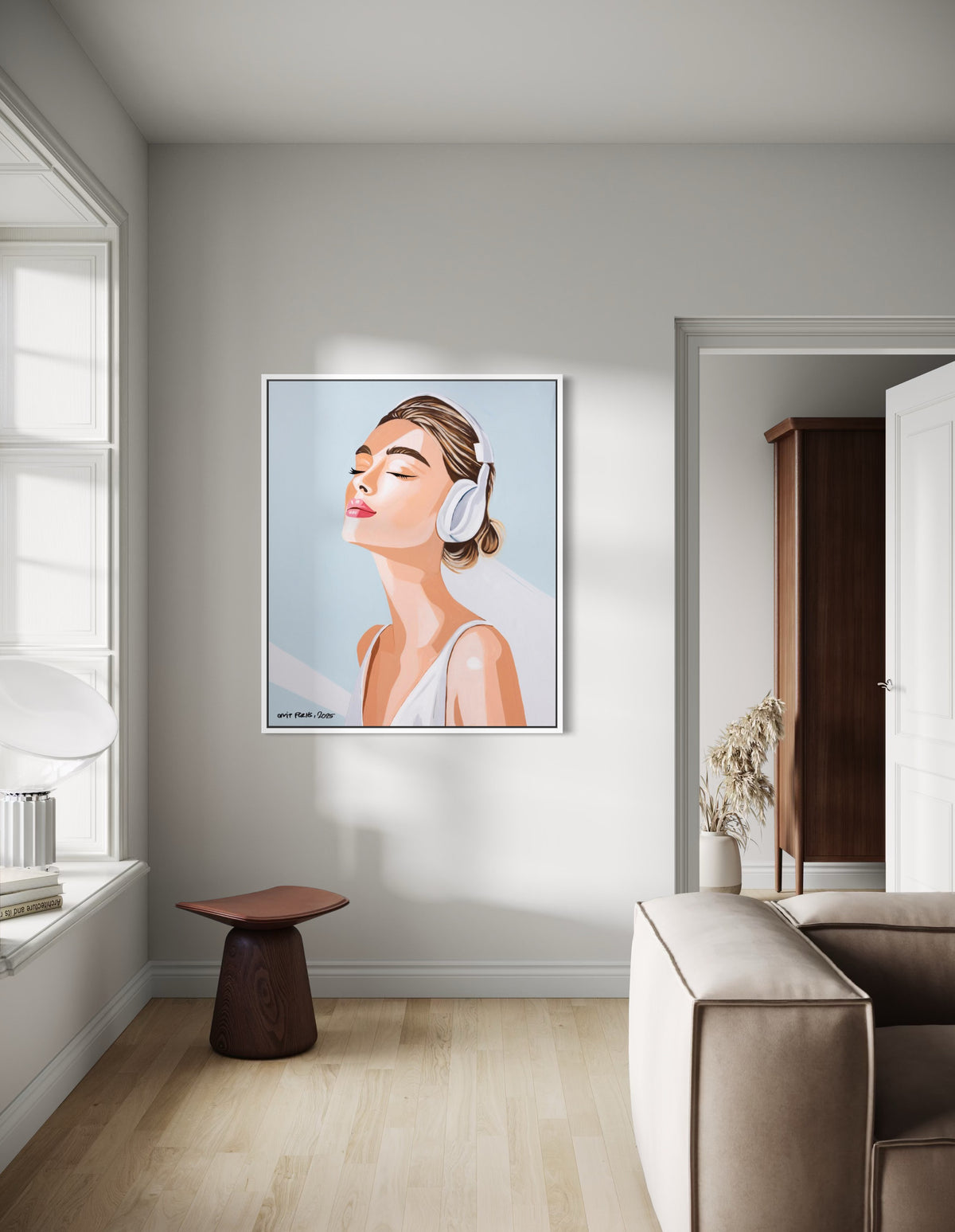 Orit Fuchs Vivid 185, 2025 – Original Acrylic Painting on Canvas