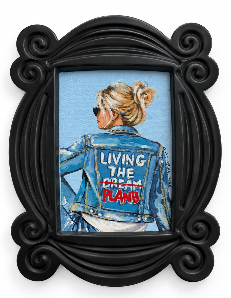 Orit Fuchs,Living the dream, 2026 – Original Acrylic Painting on Canvas