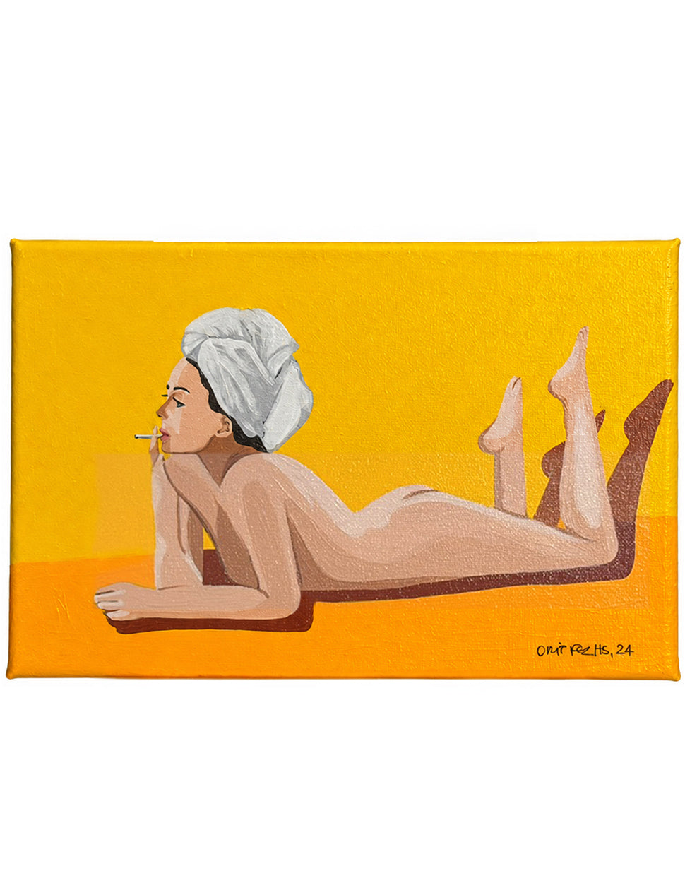 Orit Fuchs, Mini Chris, 2024 – Original Acrylic Painting on Canvas