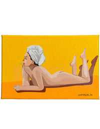 Orit Fuchs, Mini Chris, 2024 – Original Acrylic Painting on Canvas