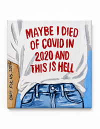 Orit Fuchs This Is Hell, 2026 – Original Acrylic Painting on Canvas