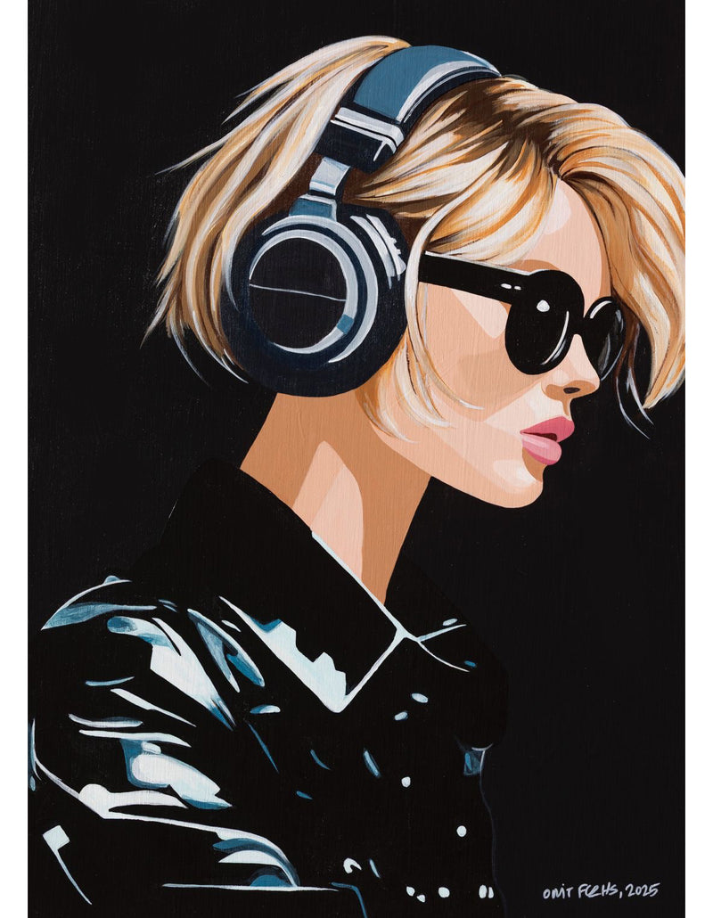 Orit Fuchs Vivid 181, 2025 – Hand-Embellished Giclee Print, Signed & Numbered